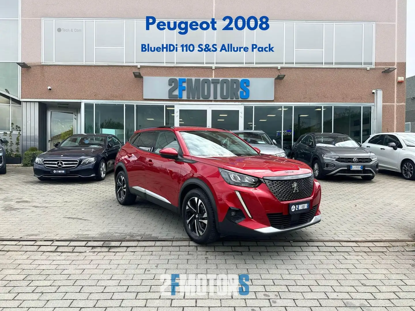 Peugeot 2008 1.5 bluehdi Active Pack Rosso - 1