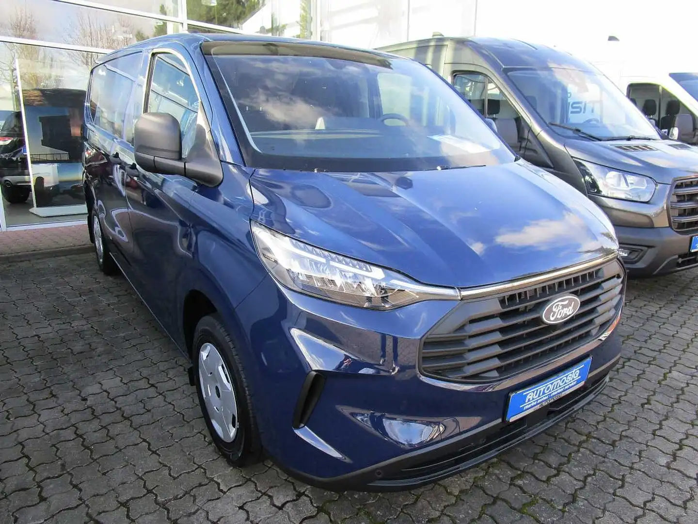 Ford Transit Custom 300L1 LKW TrendAHK/RFK/PPS/LED/Klimaa. Bleu - 1