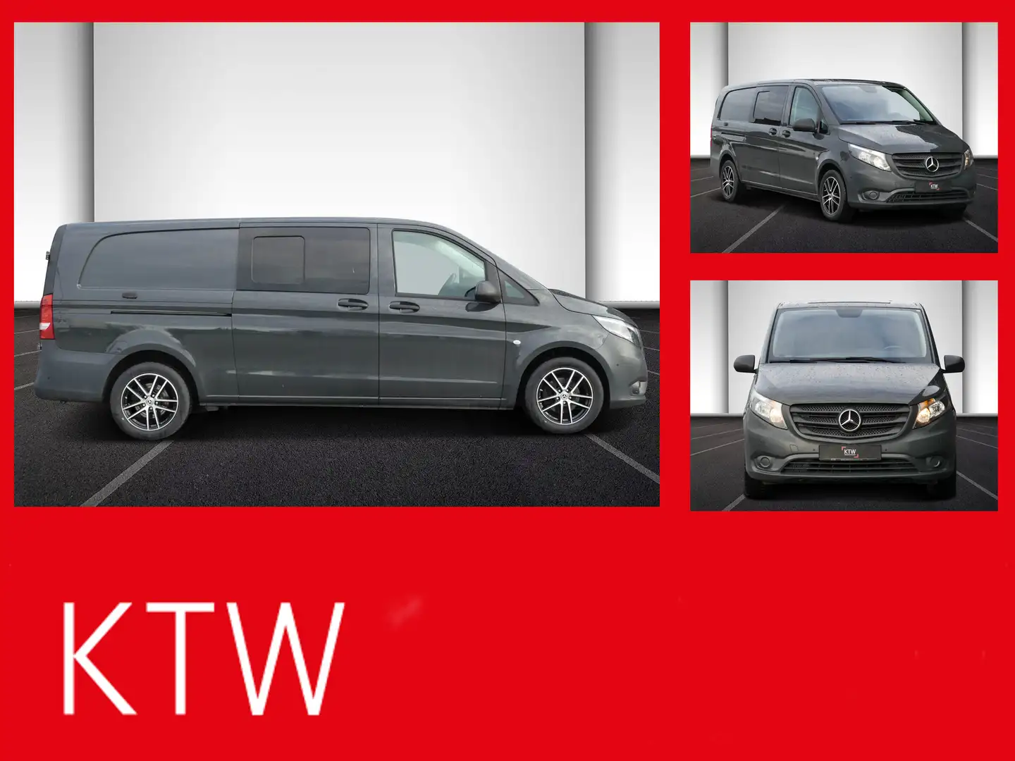 Mercedes-Benz Vito 116CDI Extralang,Mixto,6Sitze,Automatik Grau - 1