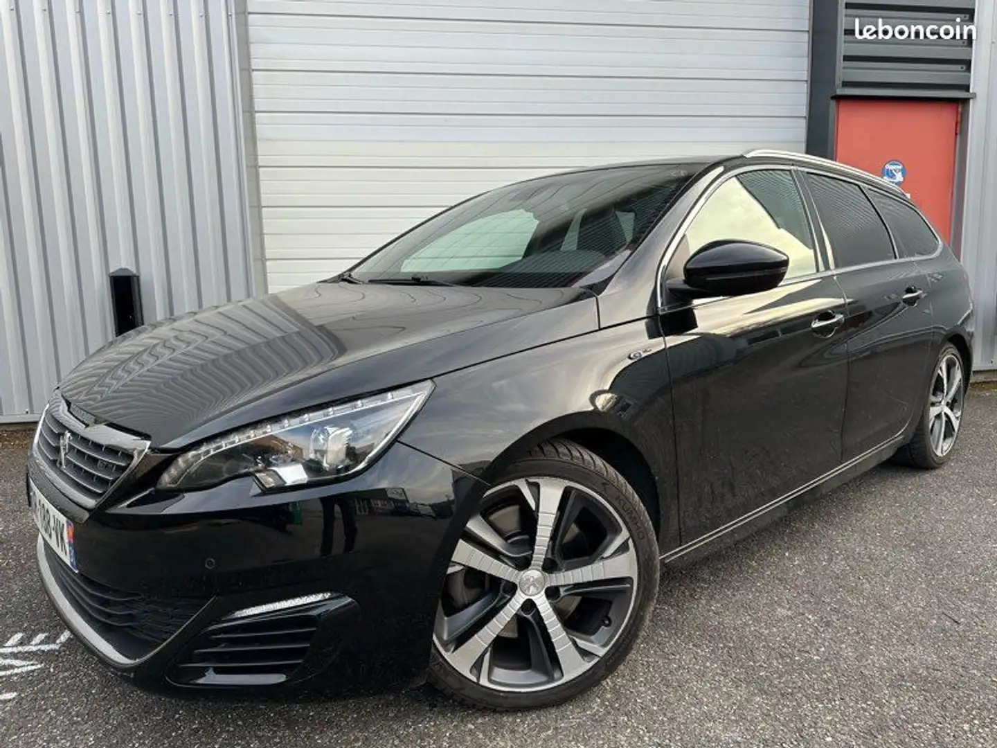 Peugeot 308 ii 2.0 bluehdi 180 s&s gt eat6 pano Noir - 2