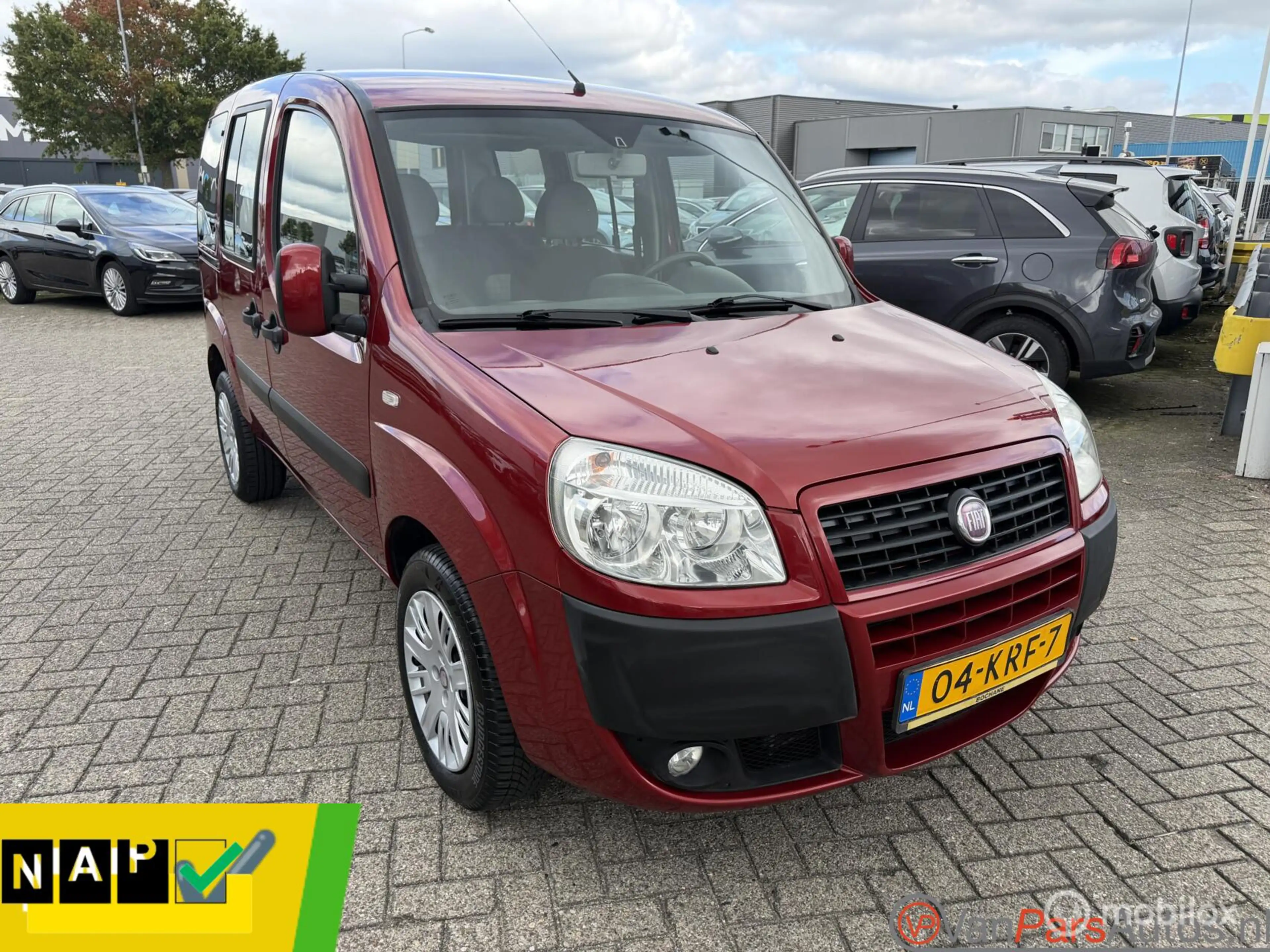Fiat Doblo 1.4 Dynamic,Airco,Trekhaak,6-deurs,NAP!