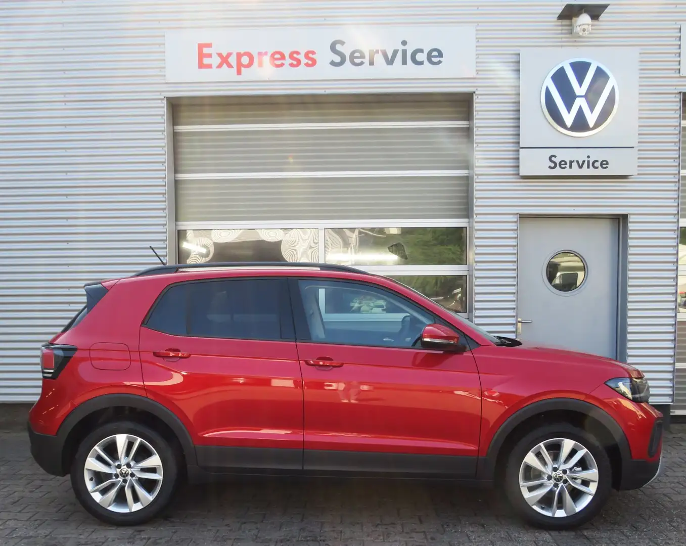 Volkswagen T-Cross 1.0 TSI Life/Anschlussgarantie/Rückfahrkamera/App- Rouge - 1