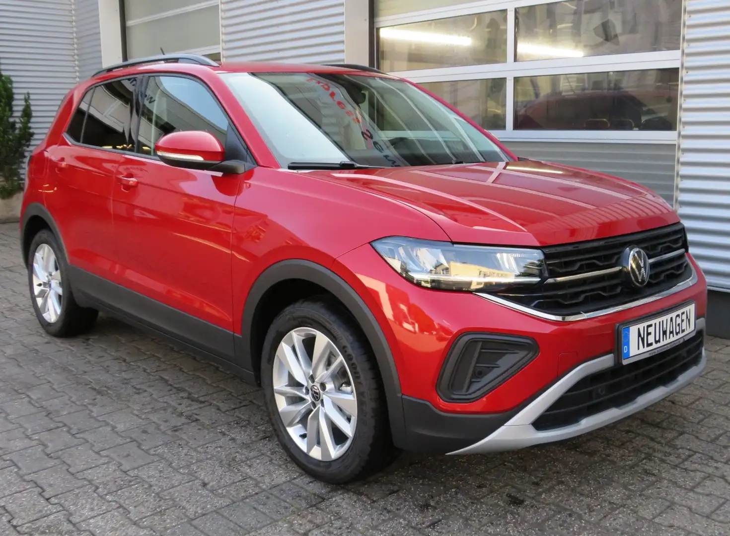Volkswagen T-Cross 1.0 TSI Life/Anschlussgarantie/Rückfahrkamera/App- Rouge - 2