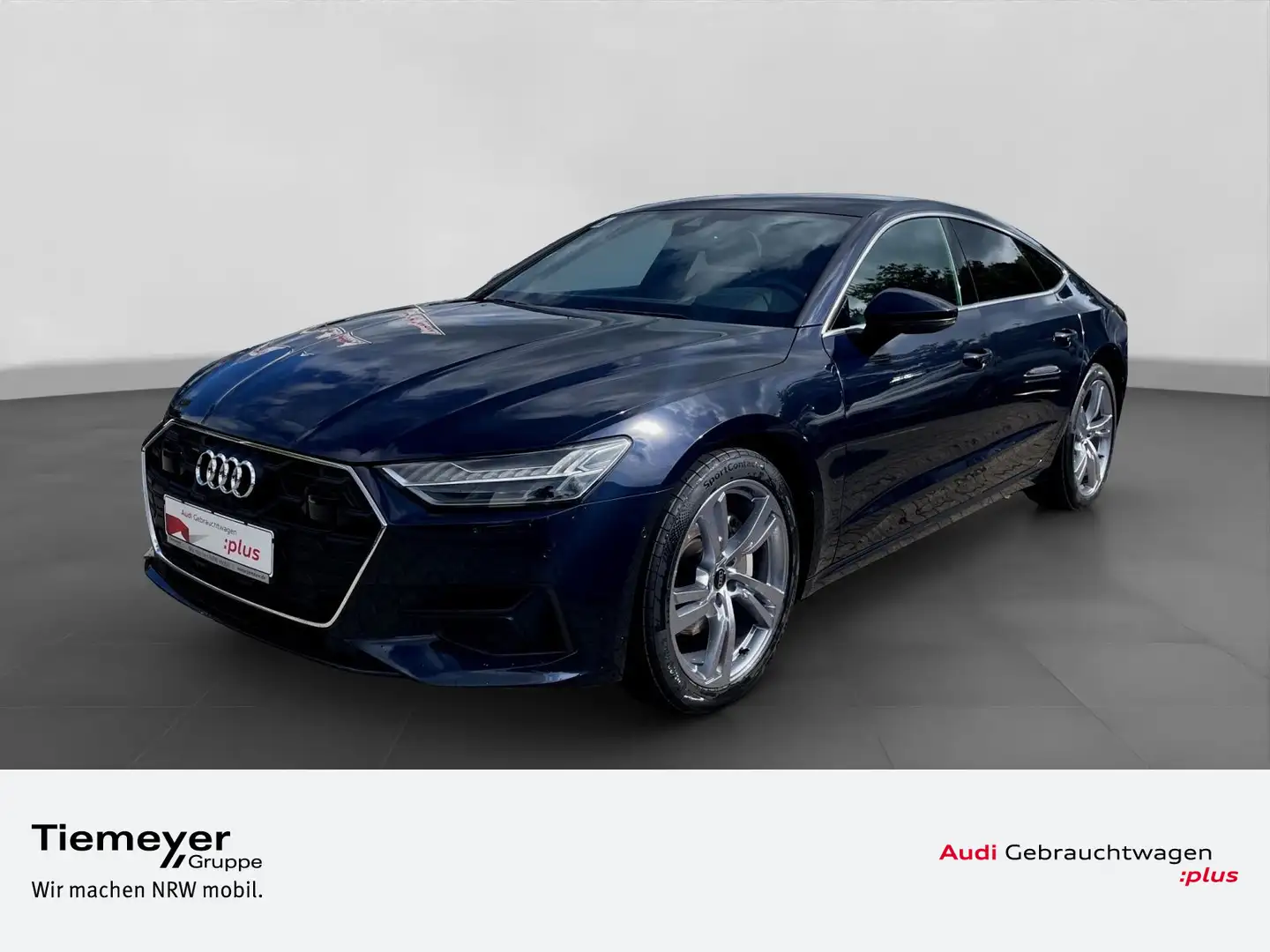Audi A7 45 TDI Q LM20 PANO AHK LEDER HD-MATRIX Blau - 1