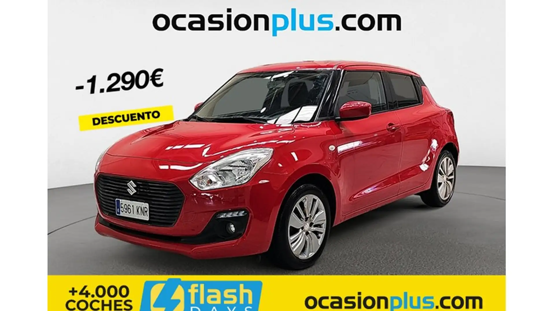 Suzuki Swift 1.2 GLE EVAP Rojo - 1