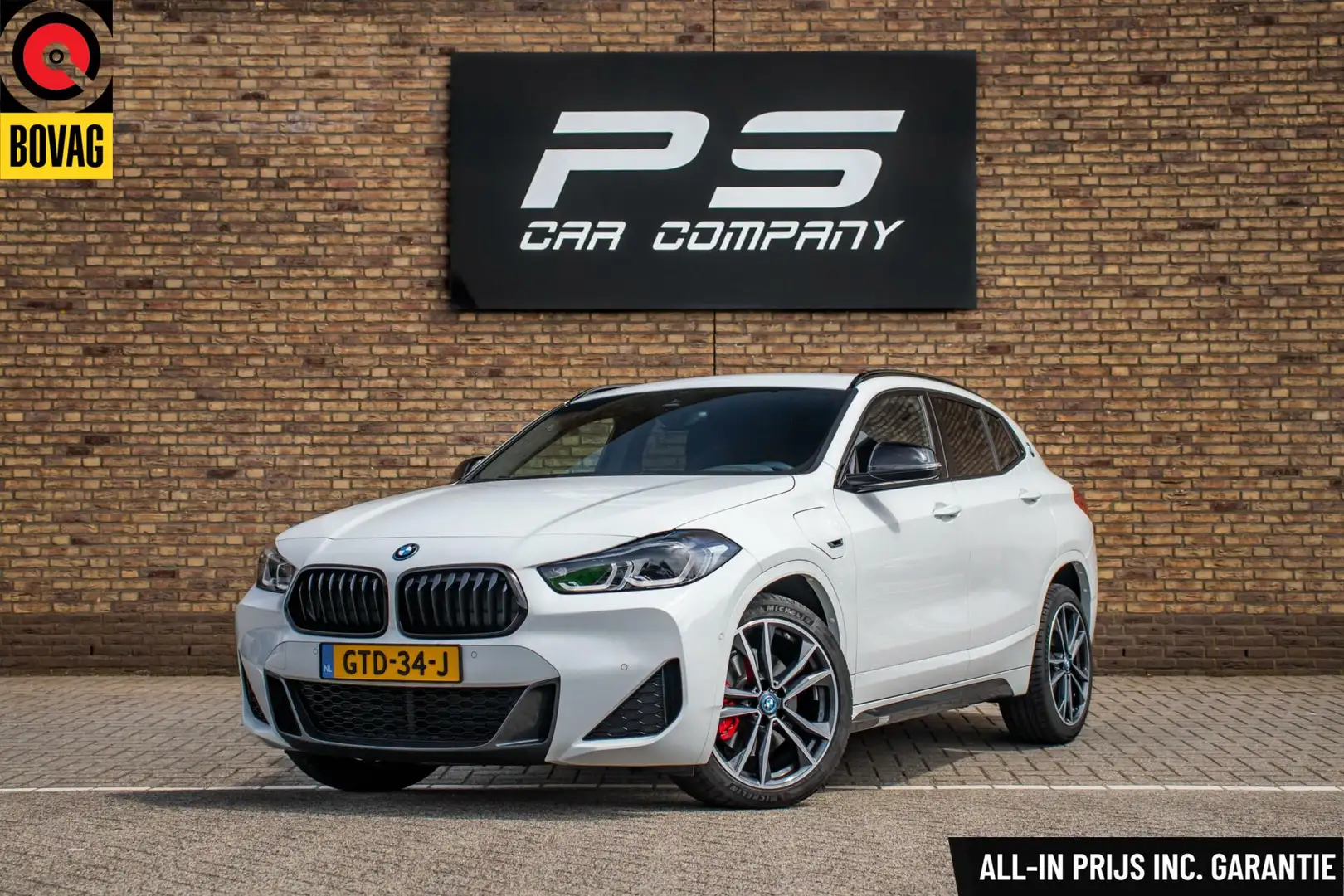 BMW X2 xDrive25e M-Sport High Executive, Half Leder, H&K Blanc - 1