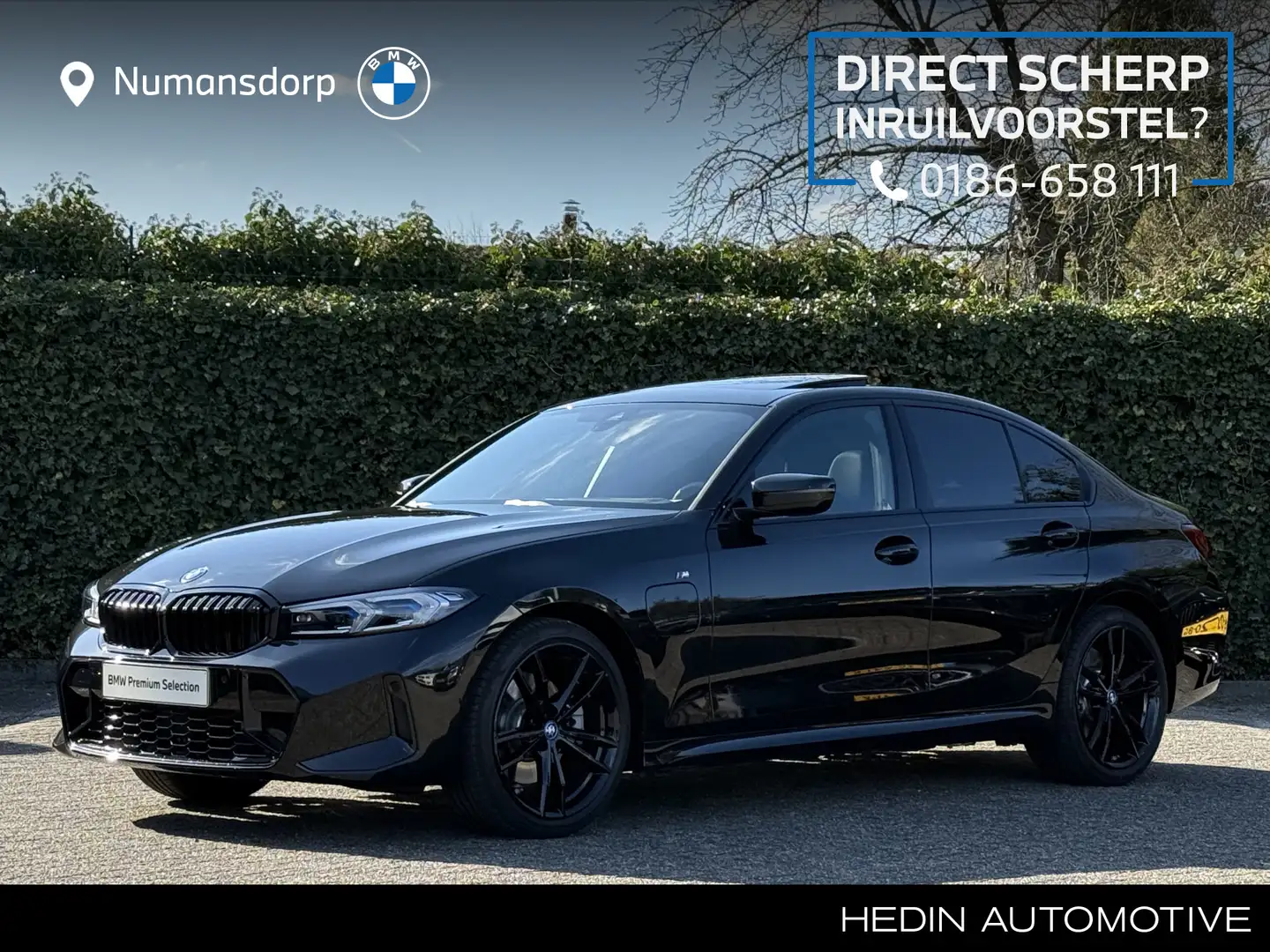 BMW 320 3-serie Sedan 320e | M-Sport | Schuif-/Kanteldak | Zwart - 1