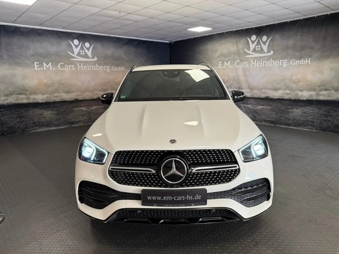 Mercedes-Benz GLE 350 de 4Matic AMG Line Night Burmester 1.Hd Blanc - 2