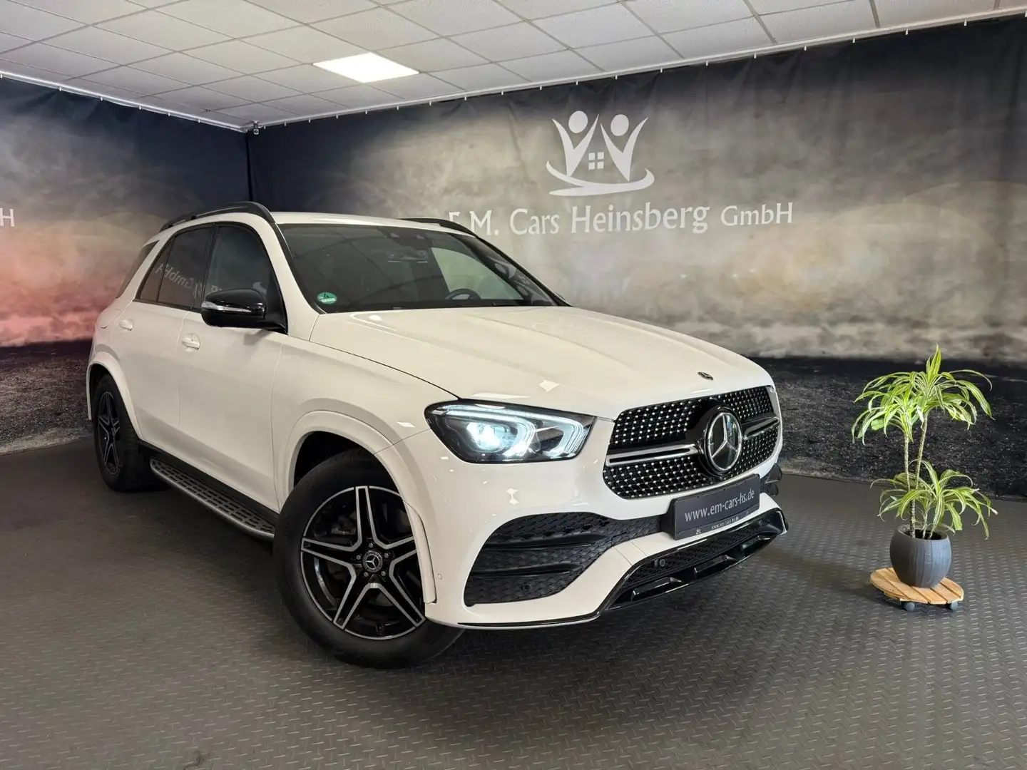 Mercedes-Benz GLE 350 de 4Matic AMG Line Night Burmester 1.Hd Blanc - 1