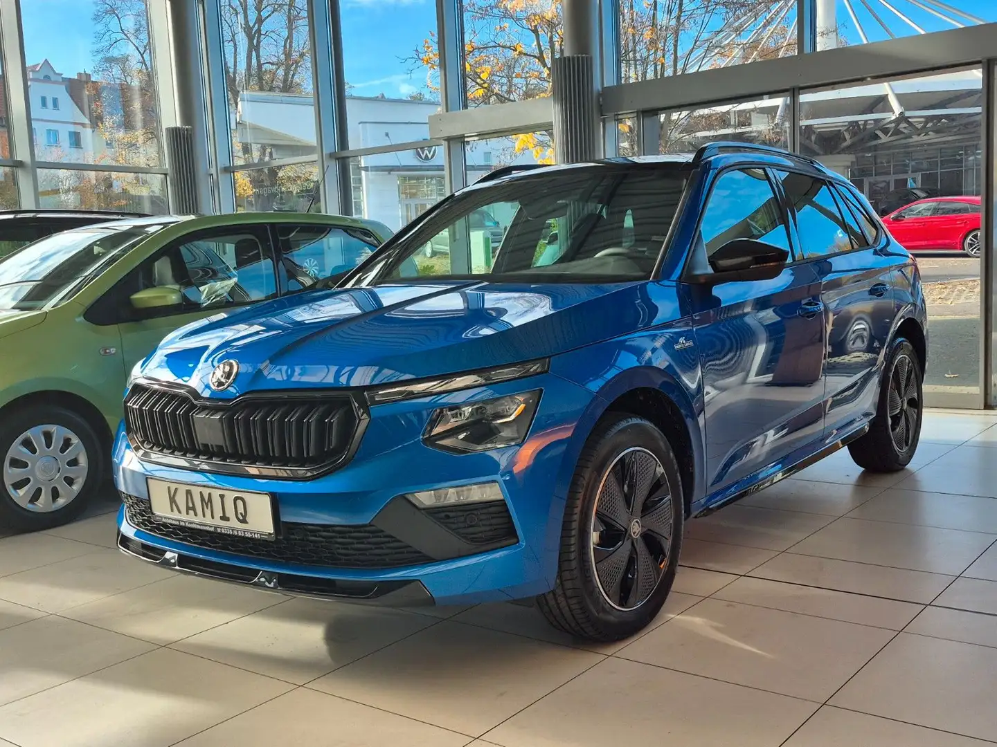 Skoda Kamiq 1.5 TSI DSG Monte Carlo *Tageszulassung* Bleu - 1