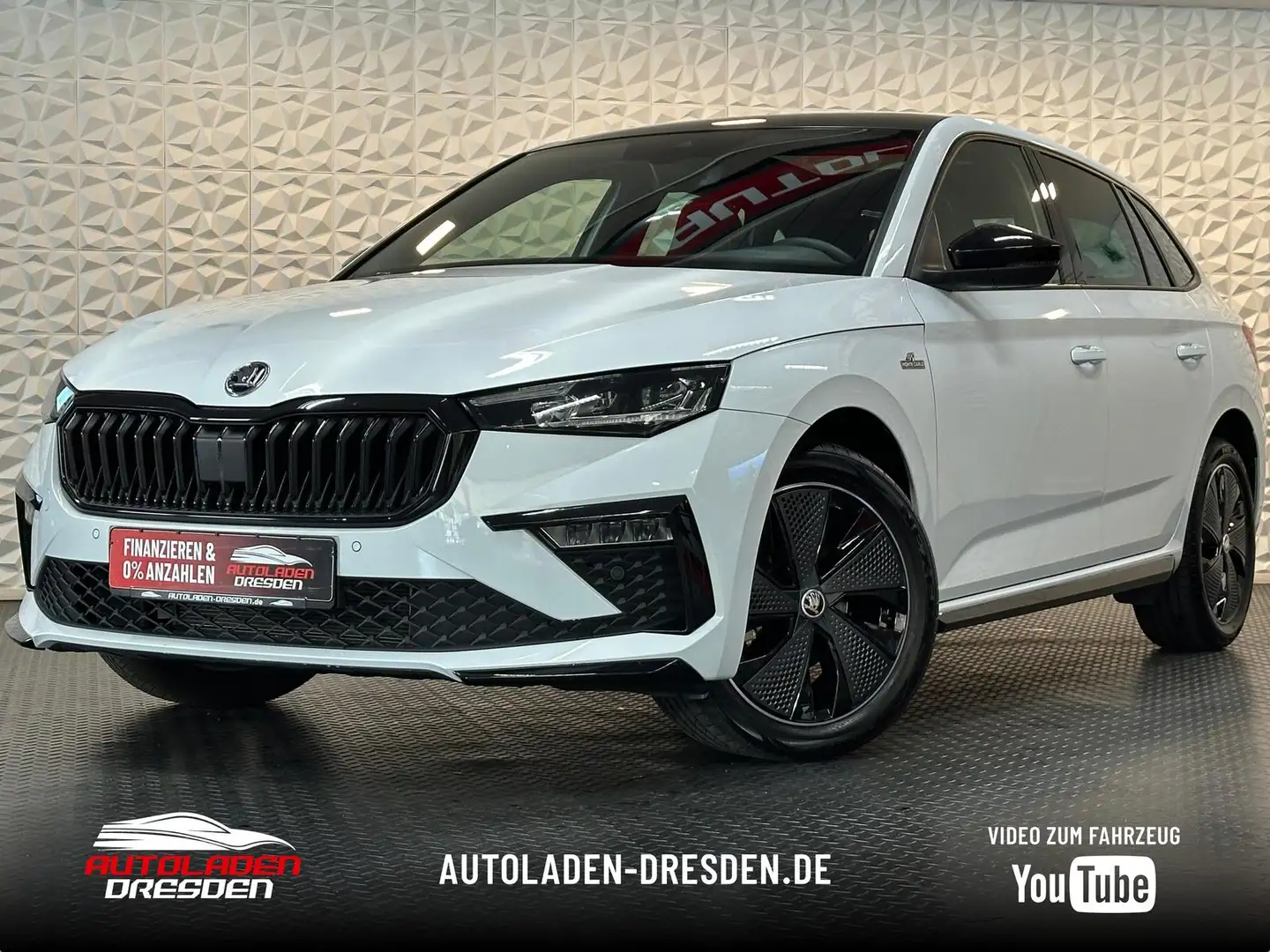 Skoda Scala 1.0TSI MONTE CARLO MATRIX#PANO#TEMPO#SPUR Weiß - 1