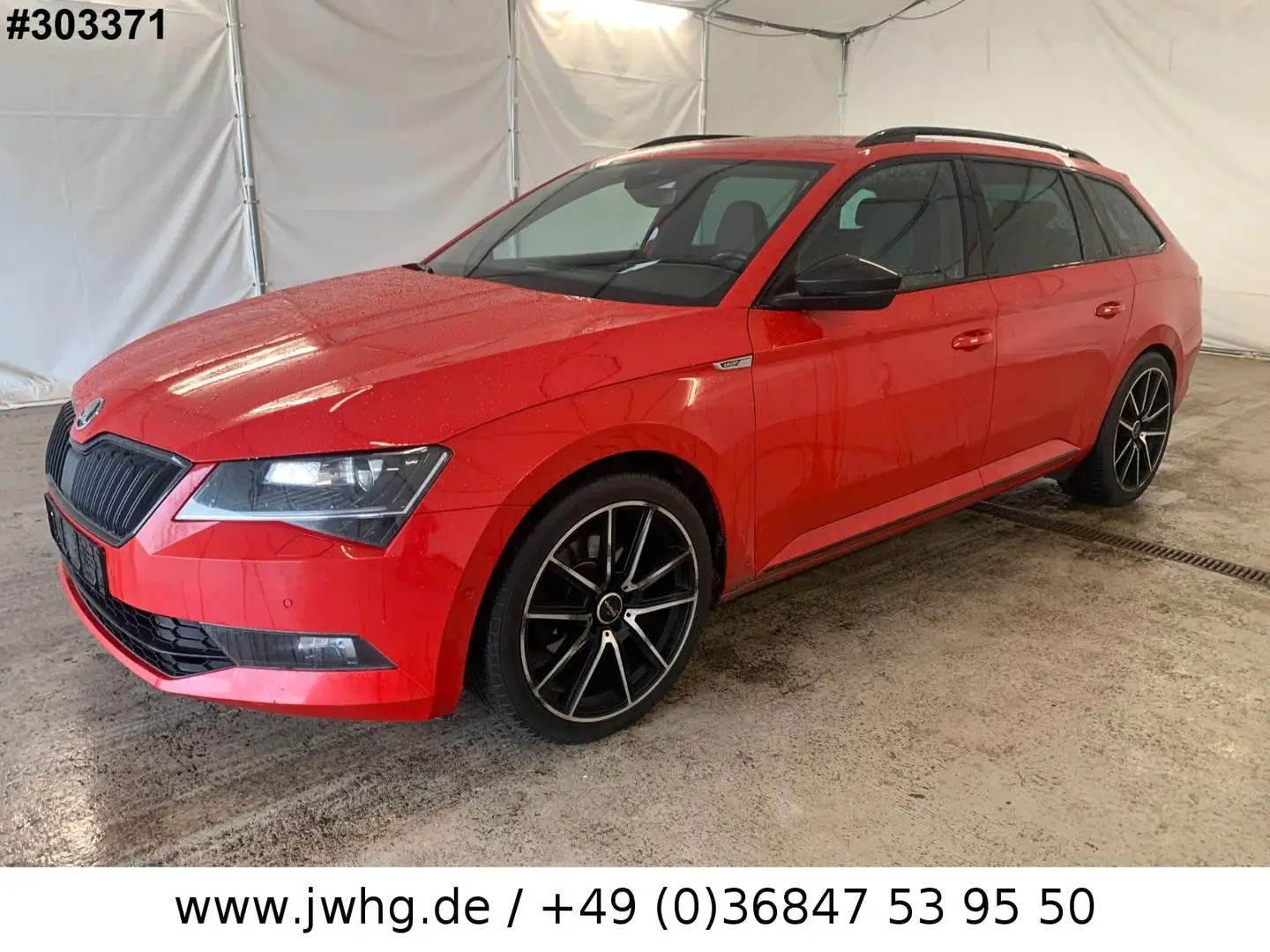 Skoda Superb Combi Sportline Xenon Navi ACC Memory DAB Červená - 1