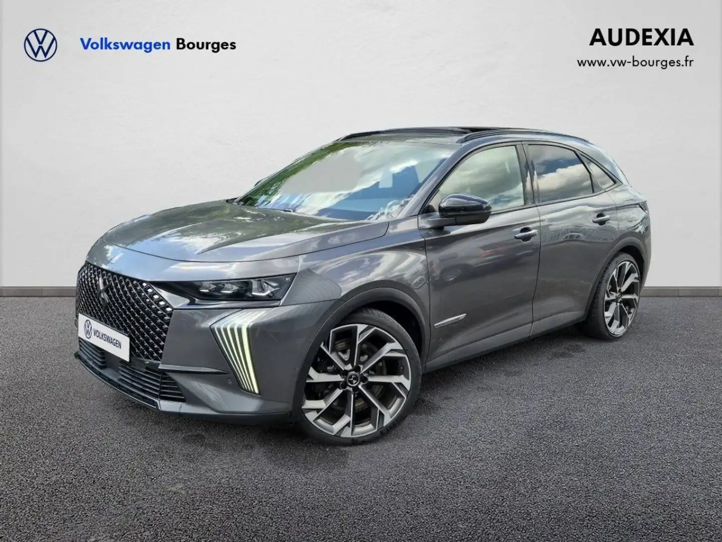 DS Automobiles DS 7 Crossback Hybride Rechargeable E-Tense 360 EAT8 4x4 La Premi Grau - 1