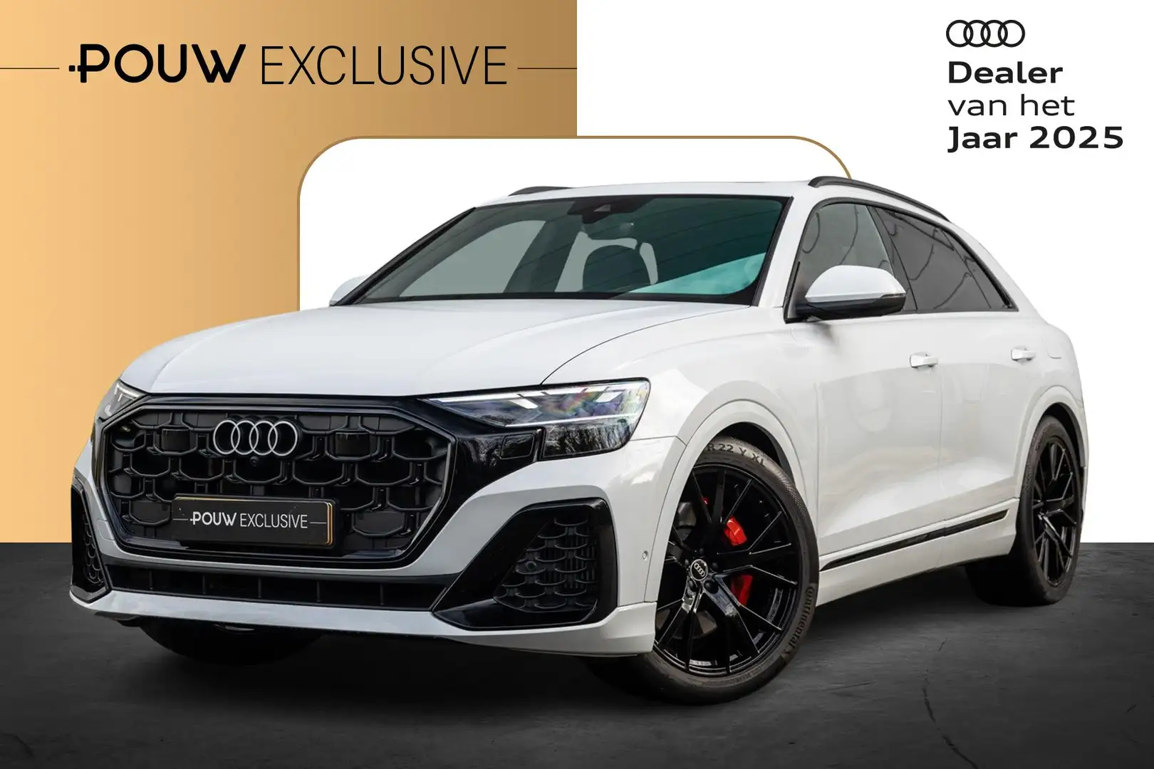 Audi Q8 55 TFSIe 394pk PHEV Quattro Pro Line S | Vierwielb Blanco - 1