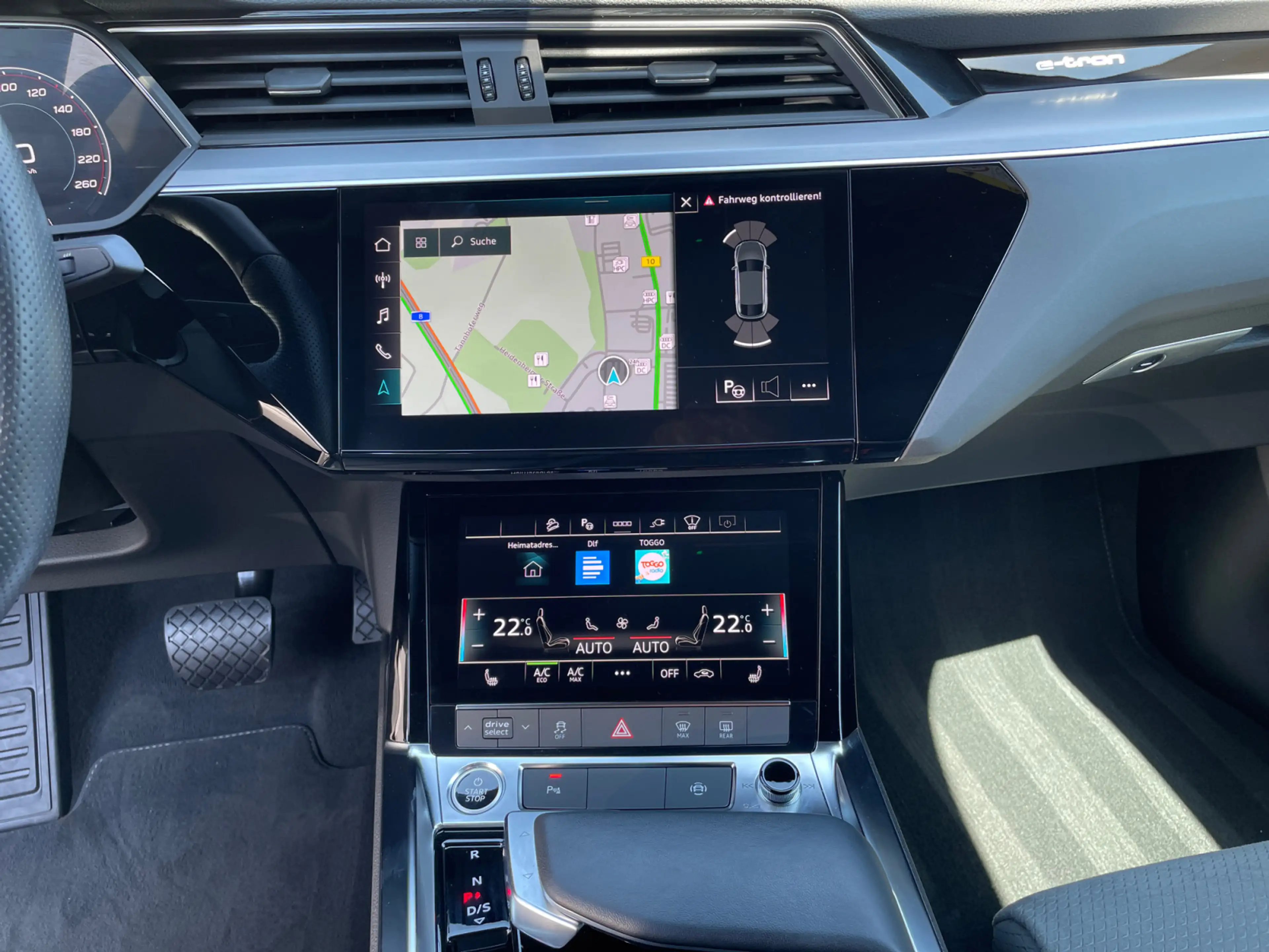 Audi e-tron 55 quattro advanced HUD Navi — photo 7