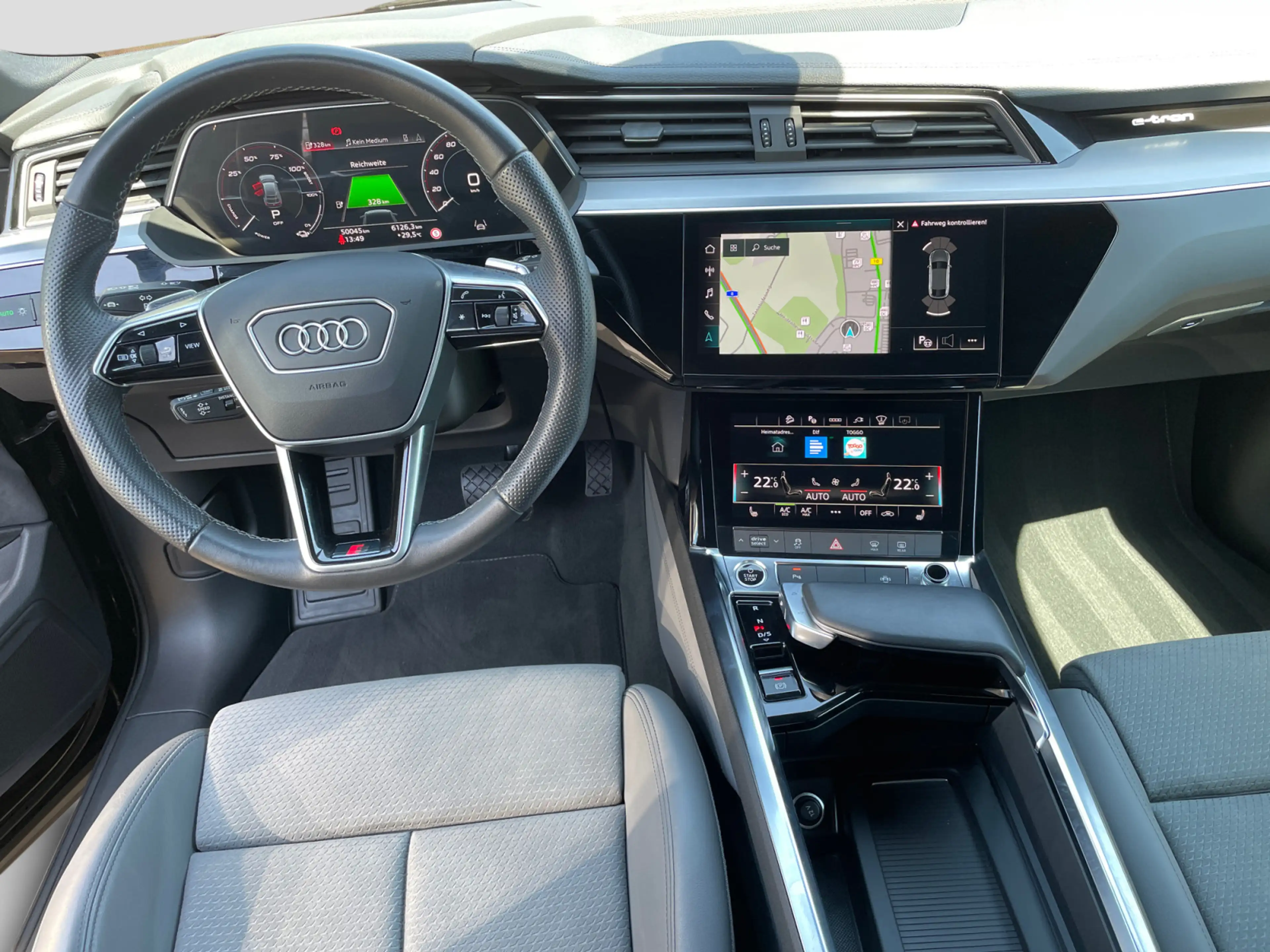 Audi e-tron 55 quattro advanced HUD Navi — photo 6