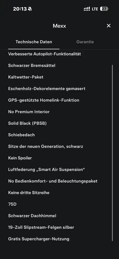 Tesla Model S 75kWh GRATIS SUPERCHARGER-NUTZUNG | 89,2% SOH Schwarz - 2