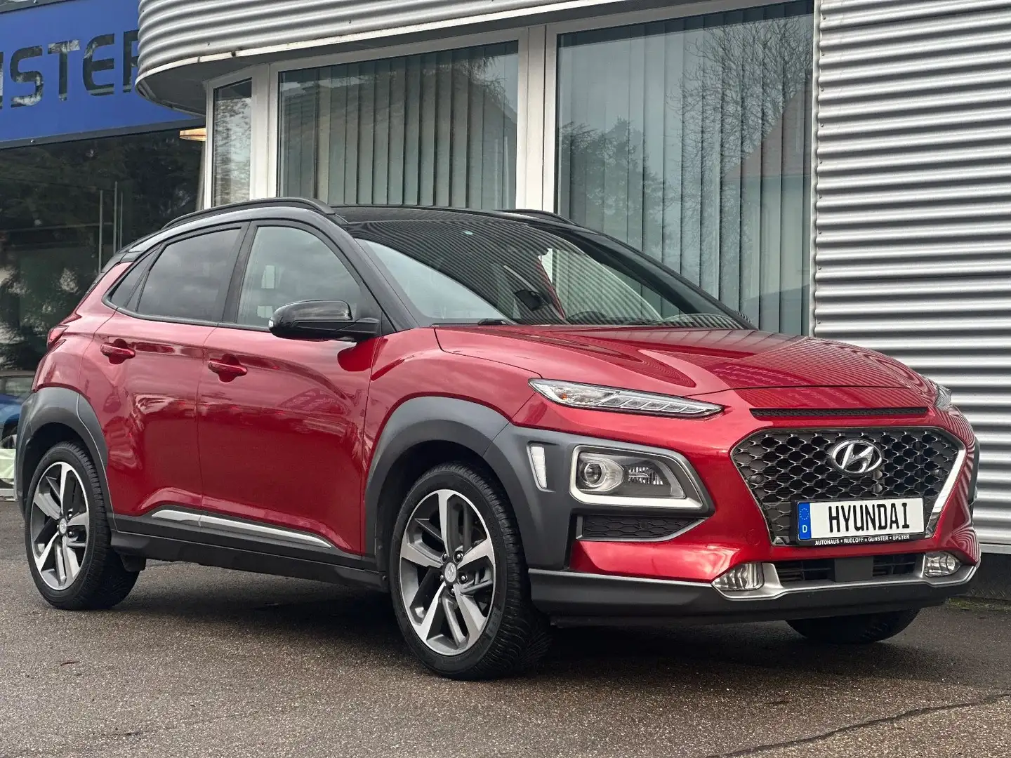 Hyundai KONA NAVI/LED/HUD/LEDER/TOTW/4SEASON/GARANTIE Rouge - 2
