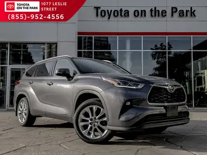 Gray 2023 Toyota Highlander Hybrid Limited AWD SUV / Crossover All-Wheel Drive Continuously Variable Transmission