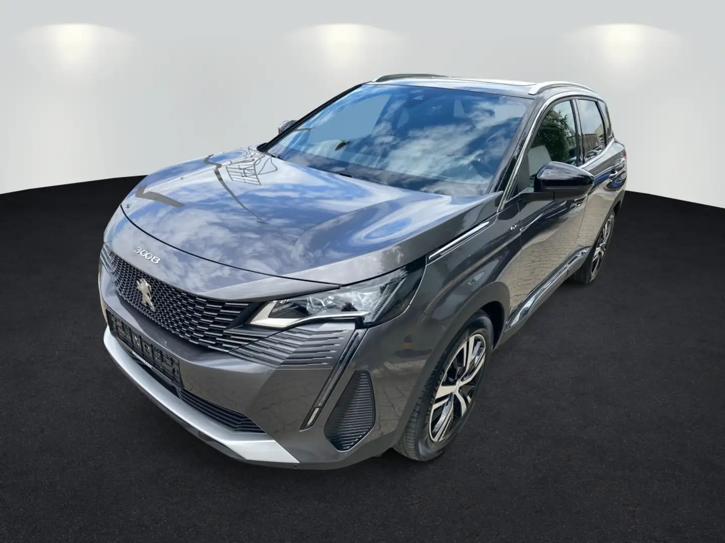 Peugeot 3008 PHEV 225 GT AHK ACC Panoramadach Kamera Grau - 2