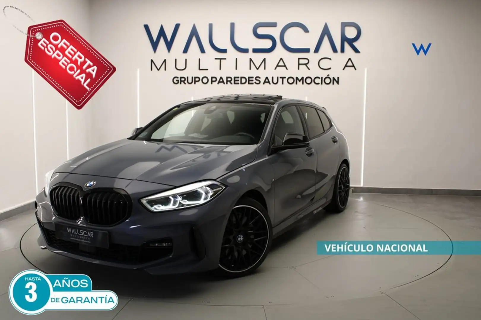 BMW 116 118d Gris - 1