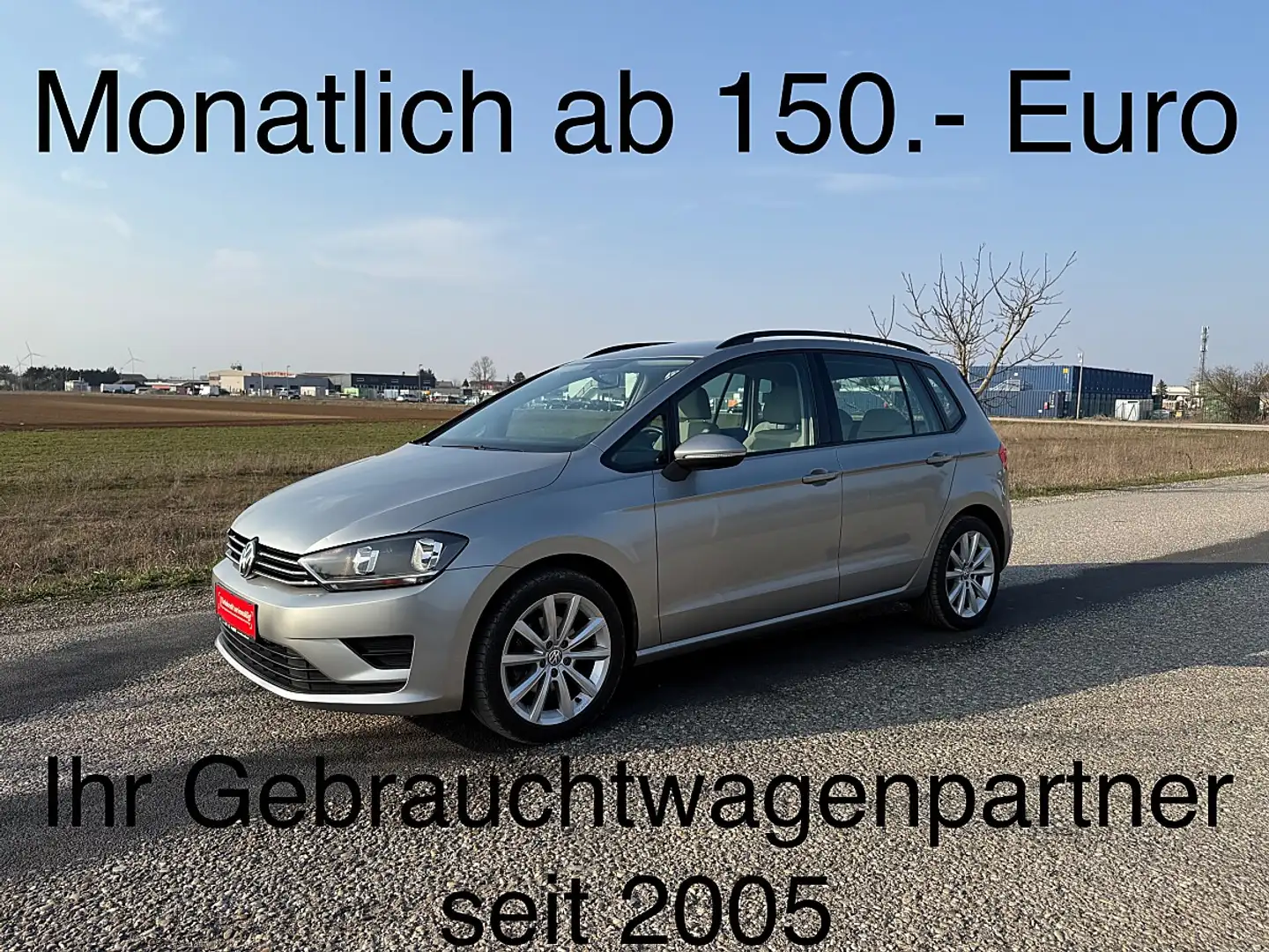 Volkswagen Golf Sportsvan Trendline 1,6 BMT TDI DSG Grau - 1