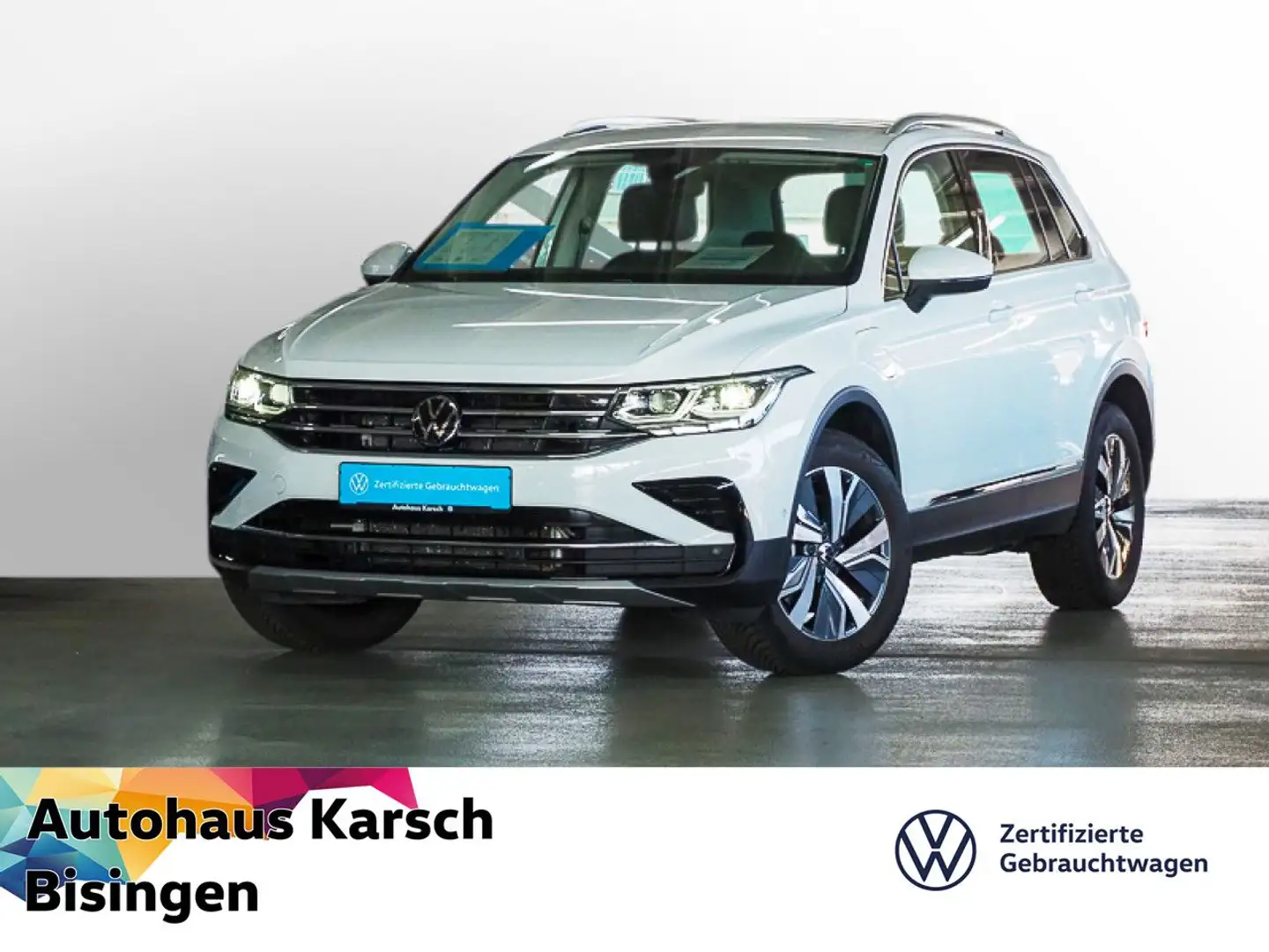 Volkswagen Tiguan 1.4 TSI DSG eHybrid Elegance AHK, NAVI, LED Weiß - 1