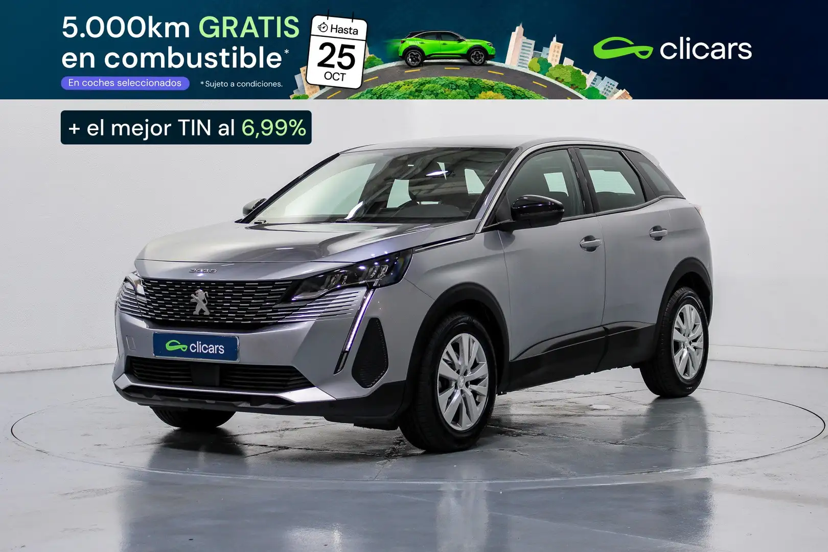 Peugeot 3008 1.5BlueHDi Active Pack S&S 130 Plateado - 1