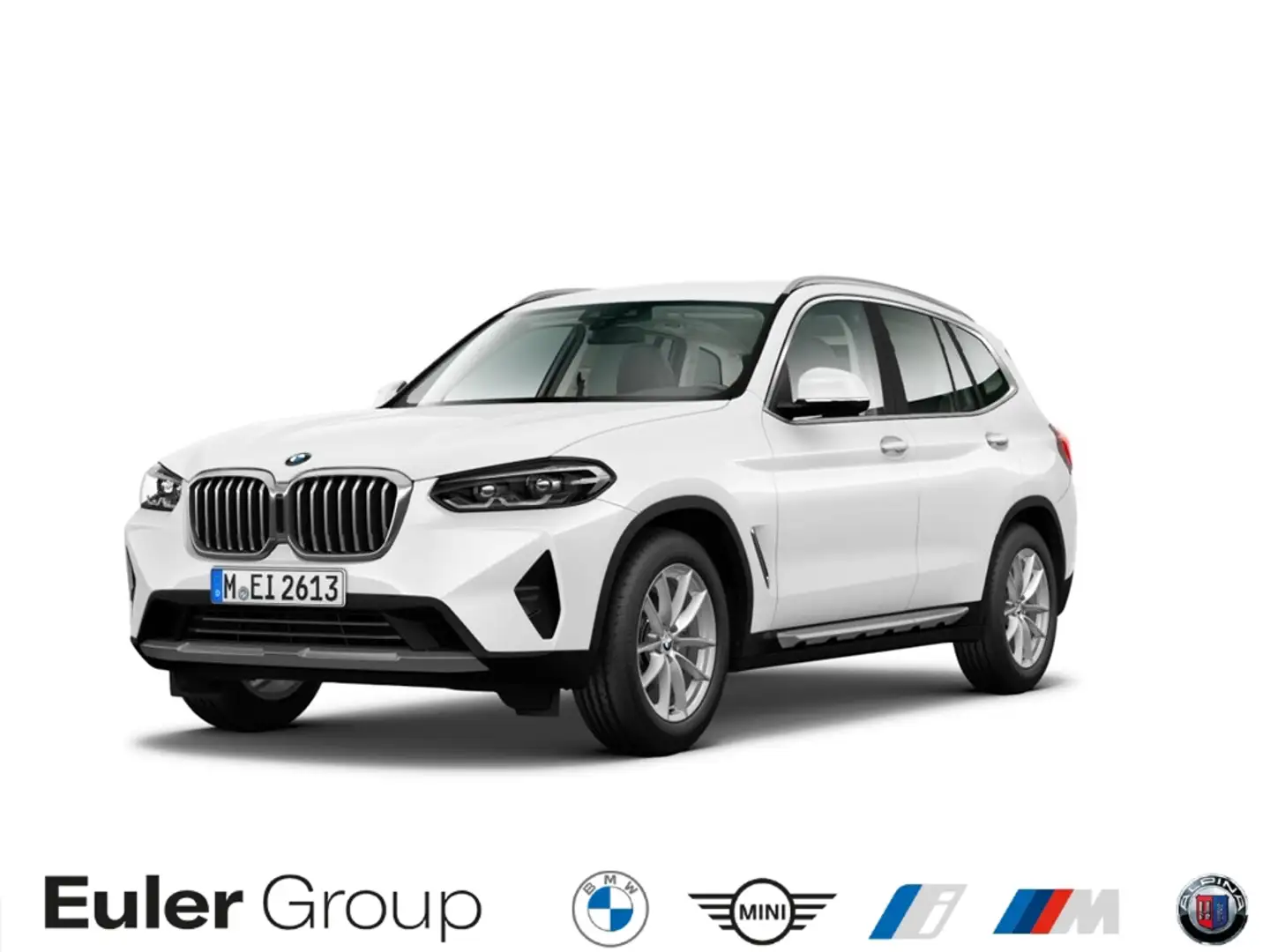 BMW X3 xDrive 20d A Navi LED SHZ ParkAss  3-Z-Klimaautom. Weiß - 1