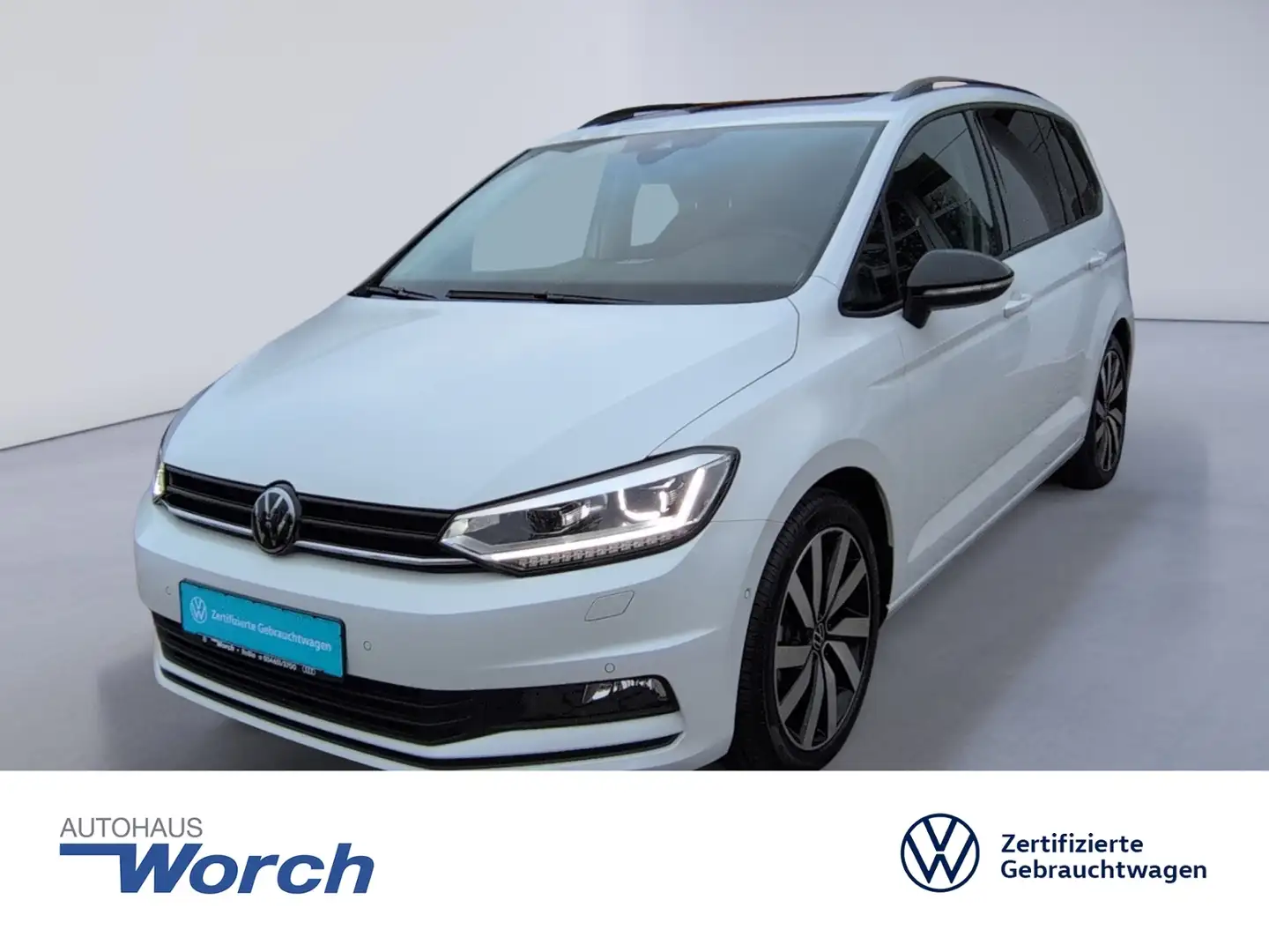 Volkswagen Touran 1.5 Highline DSG 7-SITZER+PANO+STHZ+AHK+ Weiß - 1