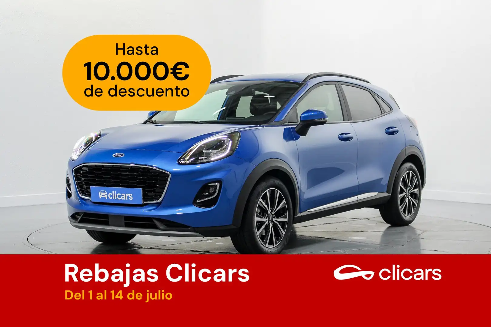Ford Puma 1.0 EcoBoost MHEV Titanium 125 Azul - 1