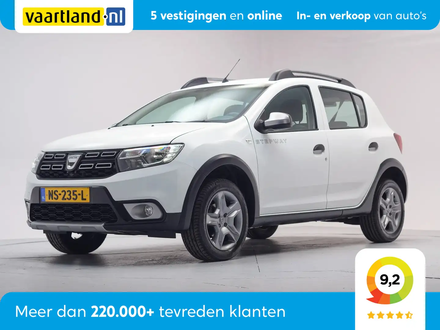 Dacia Sandero 0,9 TCe Bi-Feul SL Stepway [ airco lichtmetaal nav Blanc - 1
