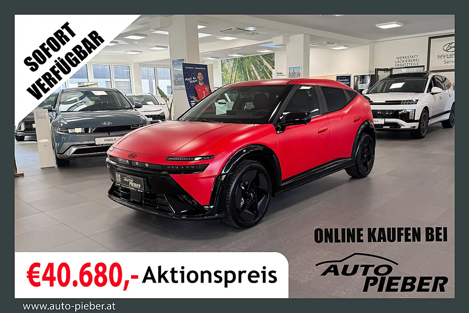 Hyundai IONIQ 3 Ioniq 3 Elektro 61kWh N Line Evo Aut. *Matrix* ... Rot - 1