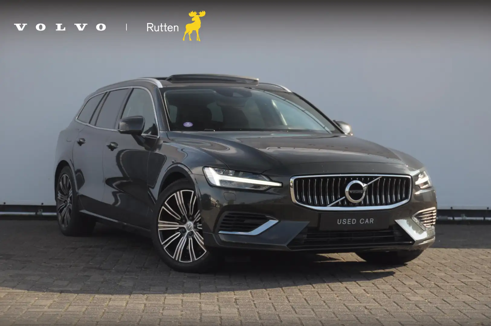 Volvo V60 T6 340PK Automaat Recharge AWD Inscription Trekhaa Gris - 1