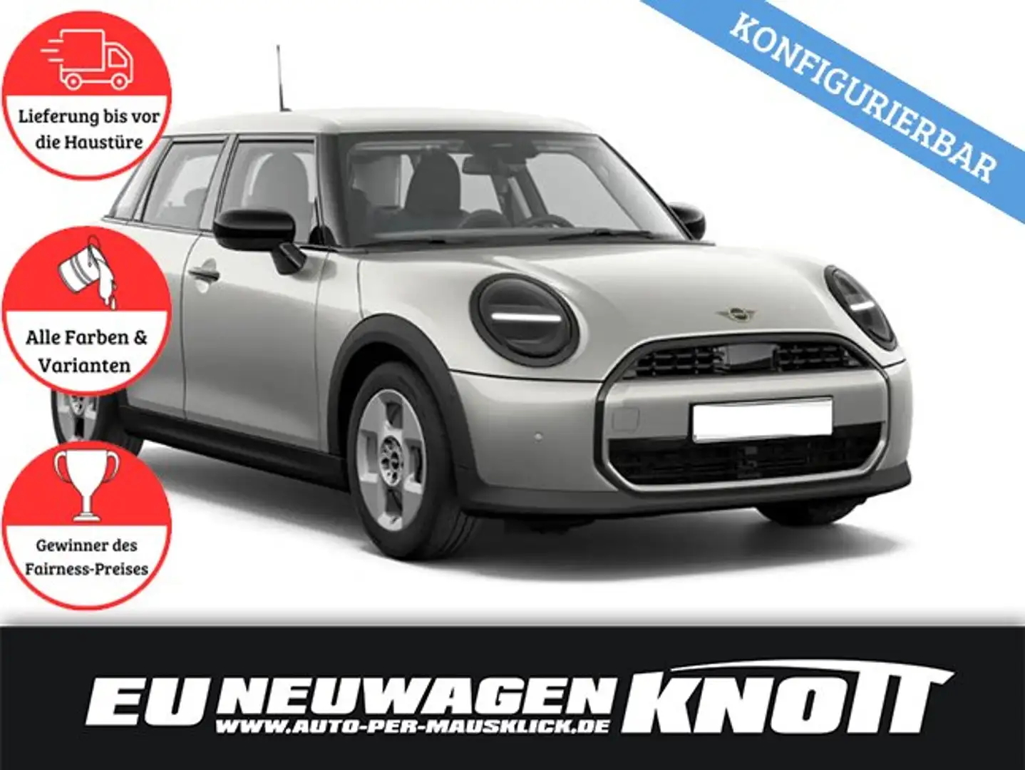 MINI Cooper S Cooper S 5 Türer 156PS; NEUES MODELL 2024 Grau - 1