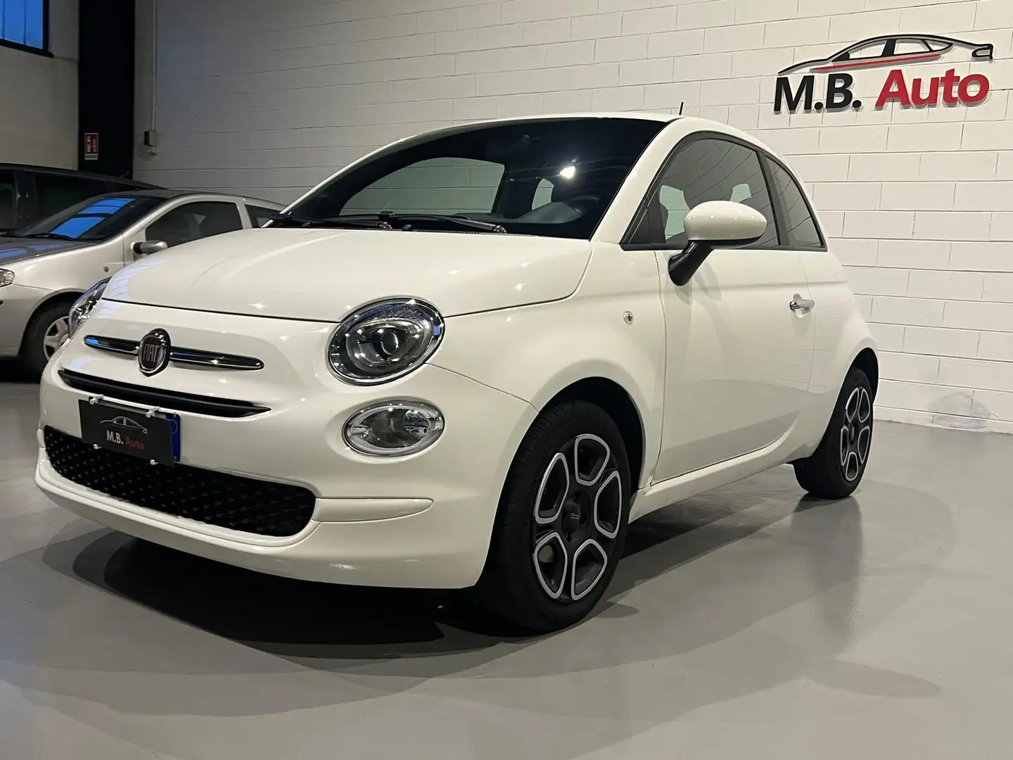 Fiat 500 1.0 hybrid Club 70cv Weiß - 1