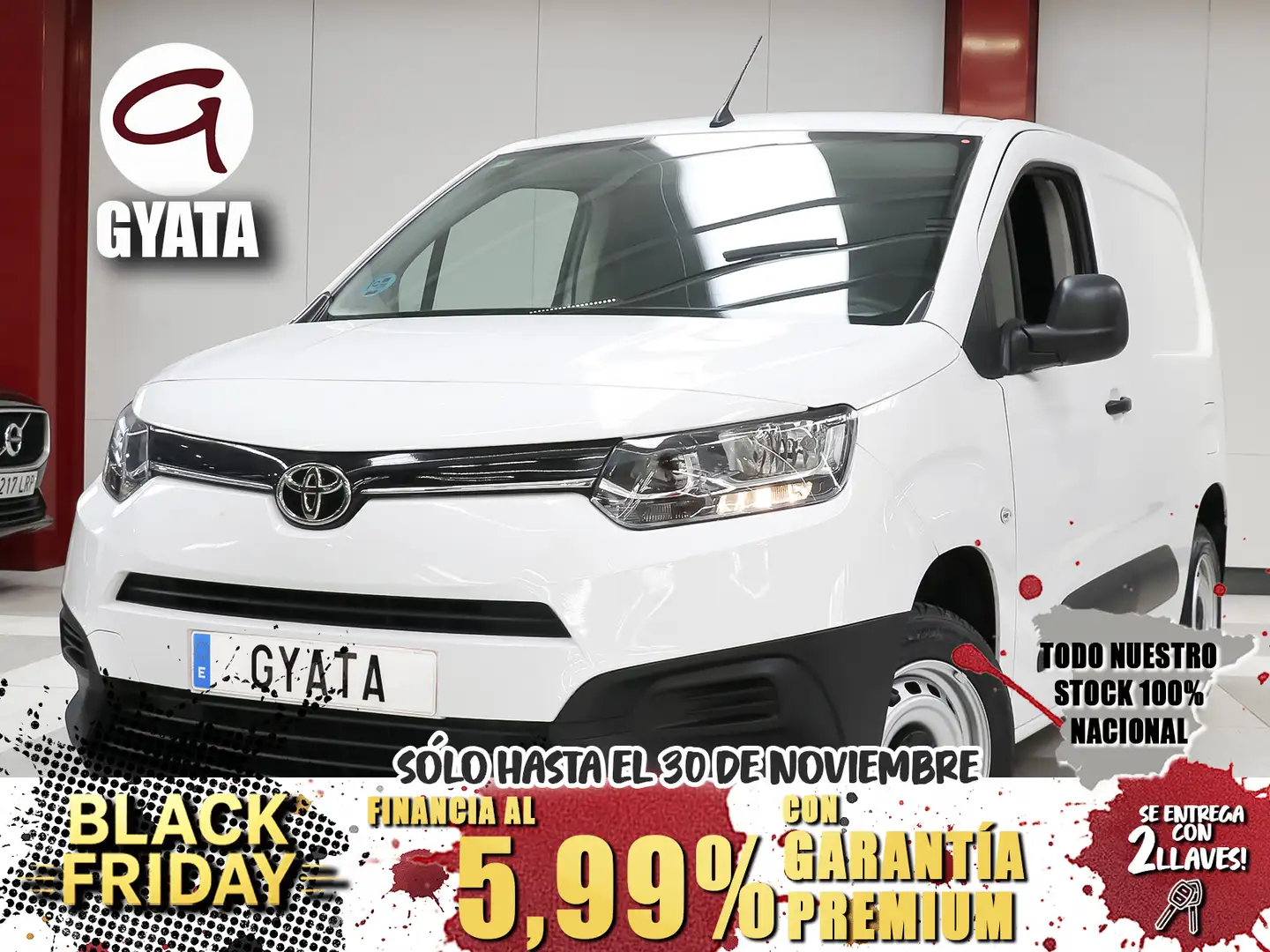Toyota Proace City Van Larga 50kWH VX Blanco - 1