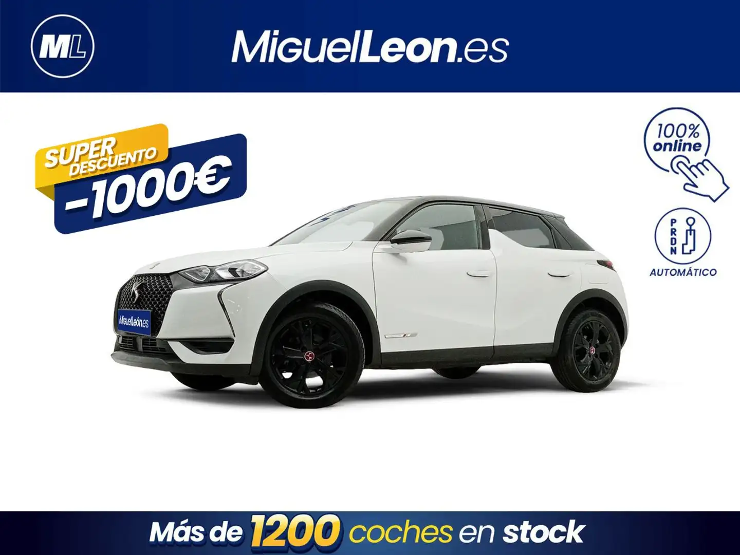 DS Automobiles DS 3 PureTech 96kW PERFORMANCE LINE AUTO. Blanco - 1