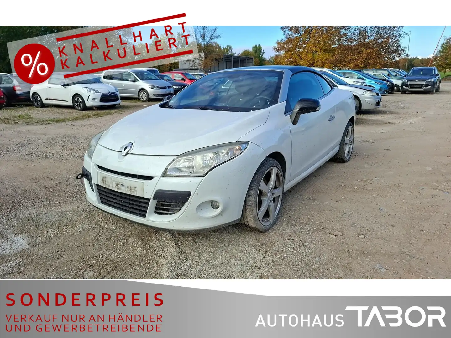 Renault Megane CC 2.0 16V 140 CVT Dynamique Klima LM PDC Weiß - 1