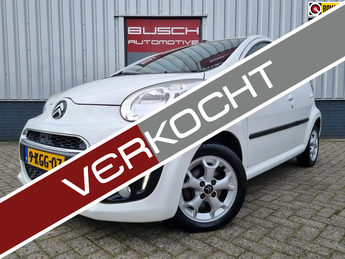 Citroen C1 1.0 5 deurs Exclusive | AIRCO | VAN 2e EIGENAAR | Wit - 1
