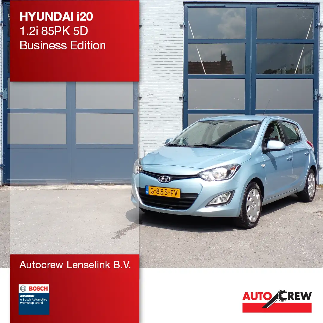 Hyundai i20 1.2i 85PK 5D Business Edition | Trekhaak | Blauw - 1