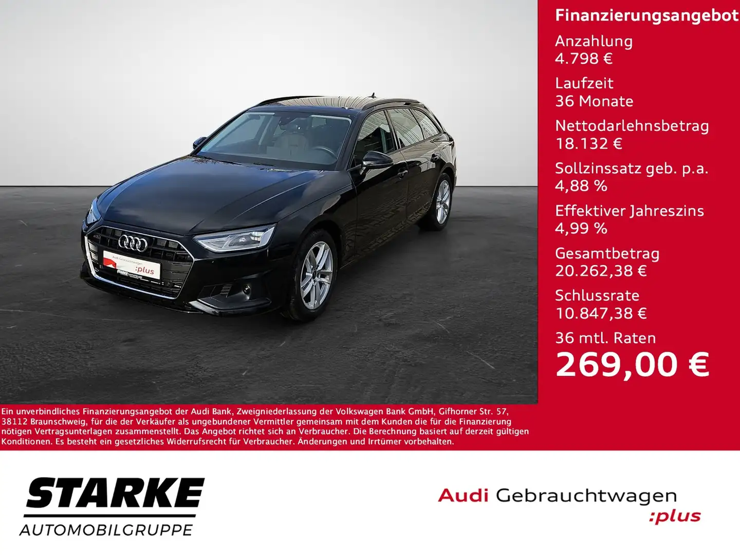 Audi A4 Avant 35 TFSI Klima AHK GRA 17-Zoll FIS Nero - 1
