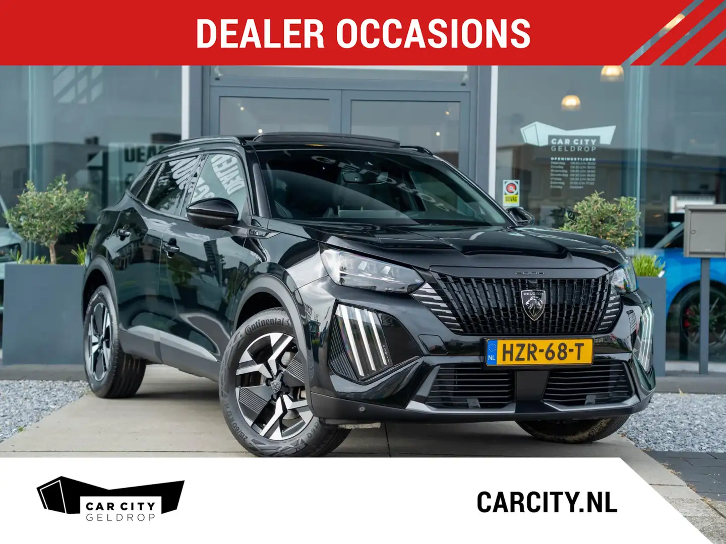 Peugeot 2008 1.2 Hybrid 136 GT / Pano / CarPlay / Adaptive crui Noir - 1