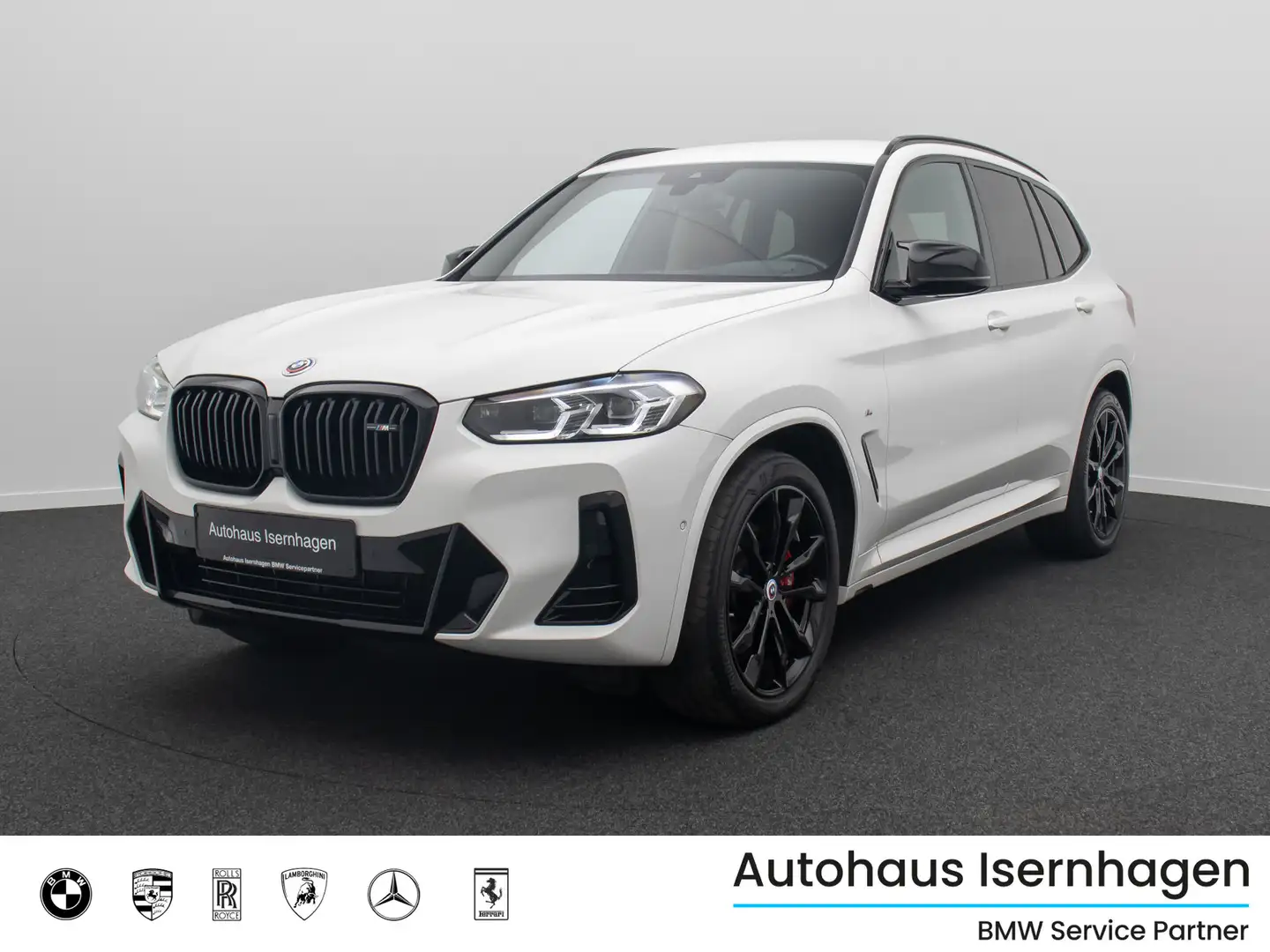 BMW X3 M Memory DAB HUD Kamera AHK HiFi Leder 20 Blanc - 1