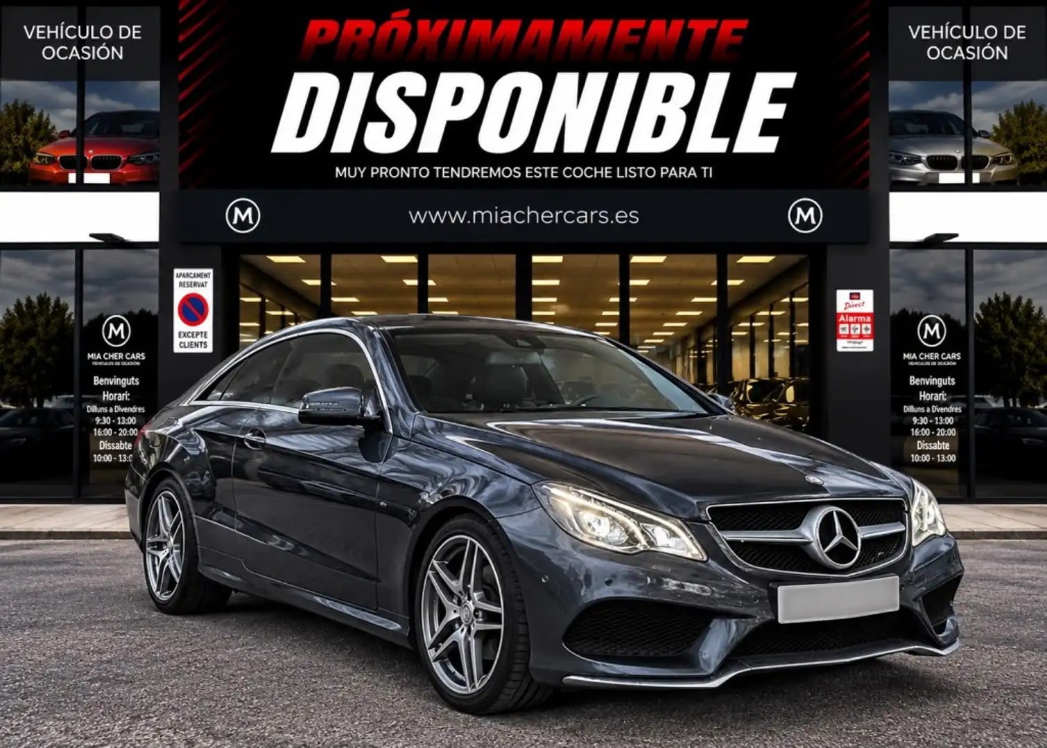Mercedes-Benz E 250 Cabrio Aut. Gris - 1