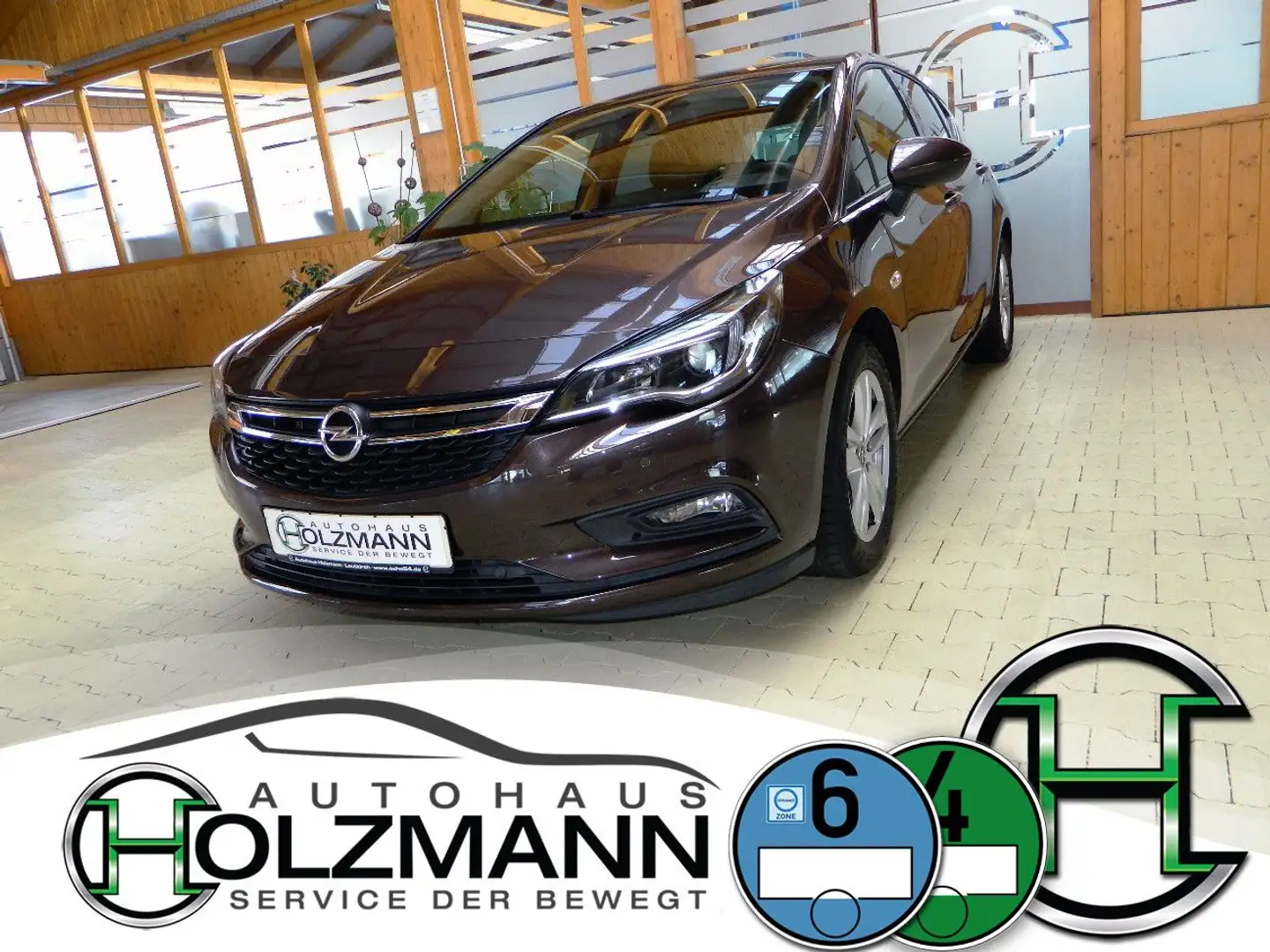 Opel Astra K Lim. 5trg. 1.4 Turbo Dynamic/Navi/Kamera Braun - 1