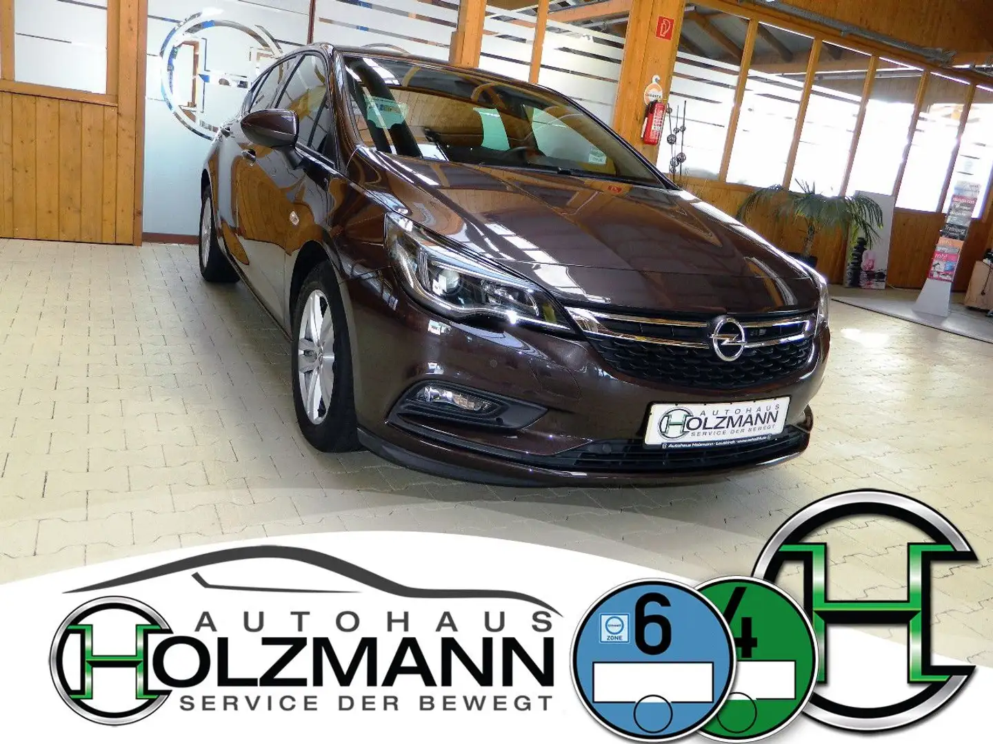 Opel Astra K Lim. 5trg. 1.4 Turbo Dynamic/Navi/Kamera Braun - 2
