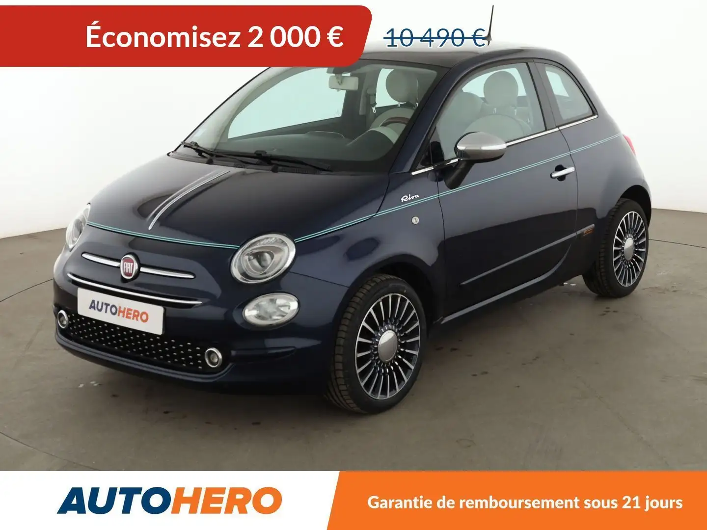 Fiat 500 1.2 Riva Bleu - 1