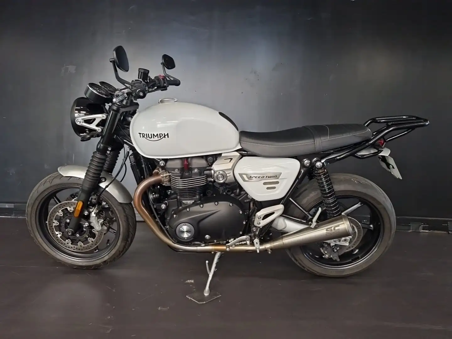 Triumph Speed Twin Blanc - 2