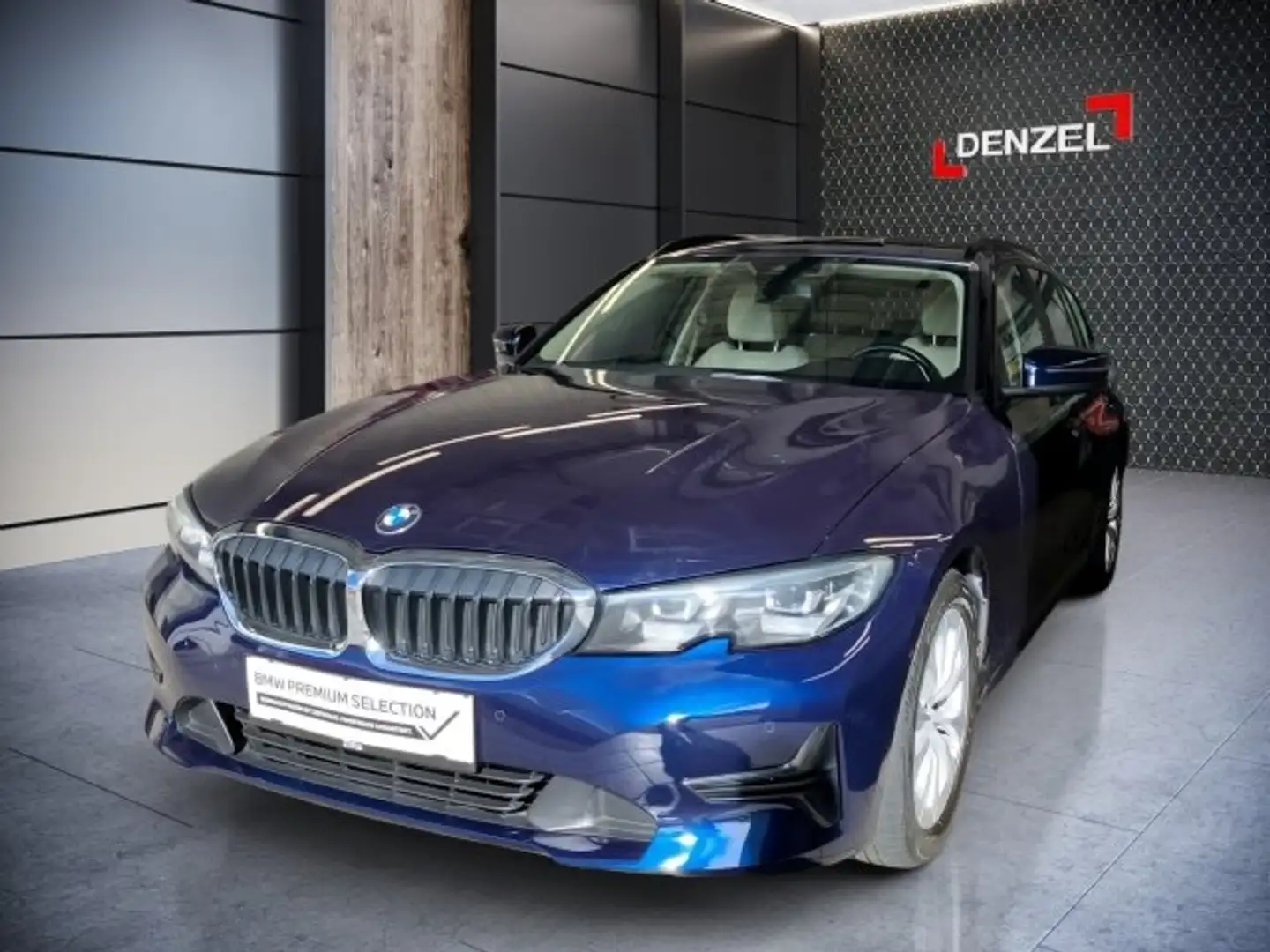 BMW 318 d Touring G21 Bleu - 2